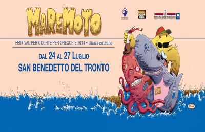 La grafica del Maremoto Festival realizzata dall’illustratore Spugna