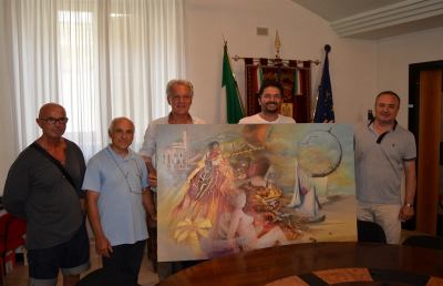 Provincia, donato un quadro simbolo delle peculiarità del territorio