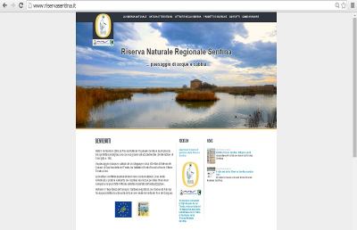 Riserva Sentina, il sito web ufficiale cambia look