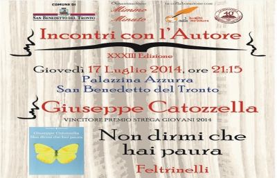 Incontri con l’autore, si presenta il libro di Giuseppe Catozzella