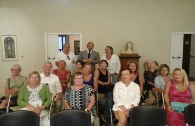 Roberto Torregiani in visita ad Ascoli con amici svedesi