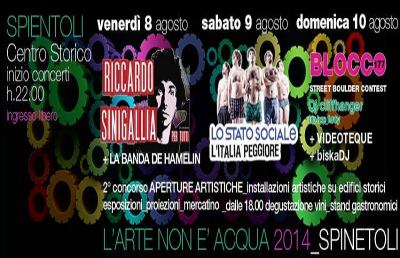Spinetoli, appuntamento con “L’arte non è acqua”