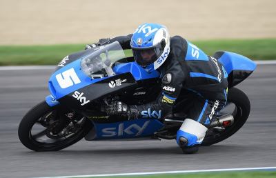 Indianapolis, Fenati 11esimo nelle prime libere sotto la pioggia