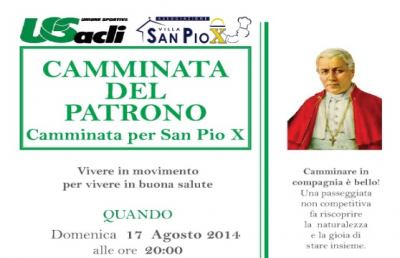 Spinetoli, in marcia con la “Camminata per San Pio X”
