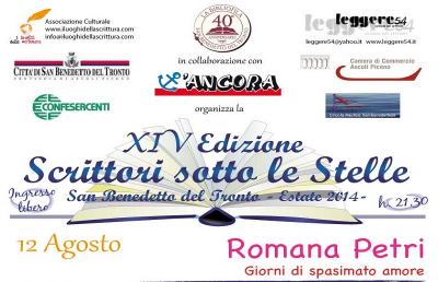 Scrittori sotto le stelle, si presenta il libro di Romana Petri