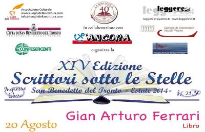 Scrittori sotto le stelle, si presenta il libro di Gian Arturo Ferrari