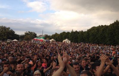 Festa del Picchio, tanti tifosi abbracciano l'Ascoli di Bellini
