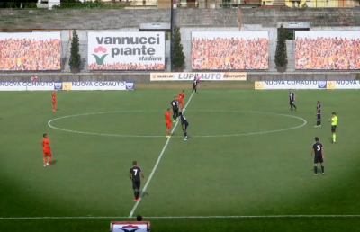 Pistoiese-Ascoli 0-1, highlights