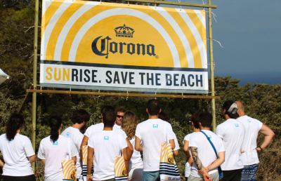 San Benedetto, Corona Extra e “Sunrise - Save the beach”