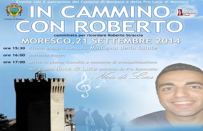 Moresco, camminata in ricordo di Roberto Straccia