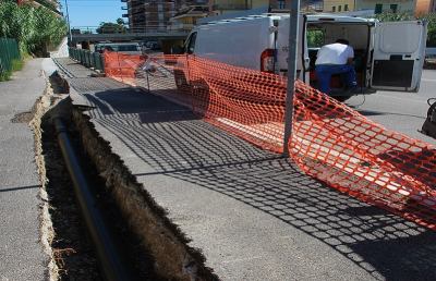 San Benedetto, nuova condotta delle acque piovane in via Virgilio