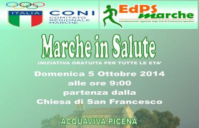 Acquaviva Picena, fa tappa l'iniziativa “Marche in Salute”