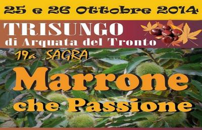 Arquata del Tronto, weekend con “Marrone che Passione”