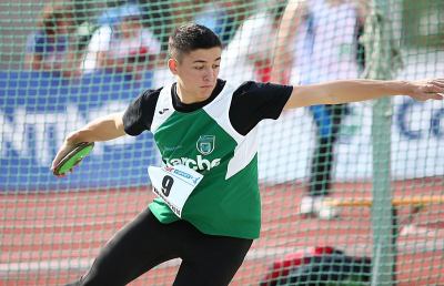 Il discobolo ascolano Balloni d'oro ai Campionati Italiani Cadetti