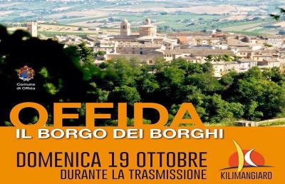 Offida, in diretta Rai 3 sul programma Kilimangiaro