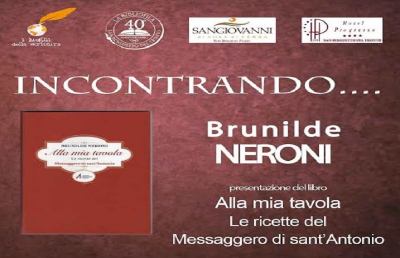 Si presenta il libro di ricette di Brunilde Neroni