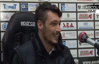 Ascoli-Pontedera 1-0: voci Mustacchio, Berrettoni, Dell'Orco e Grassi