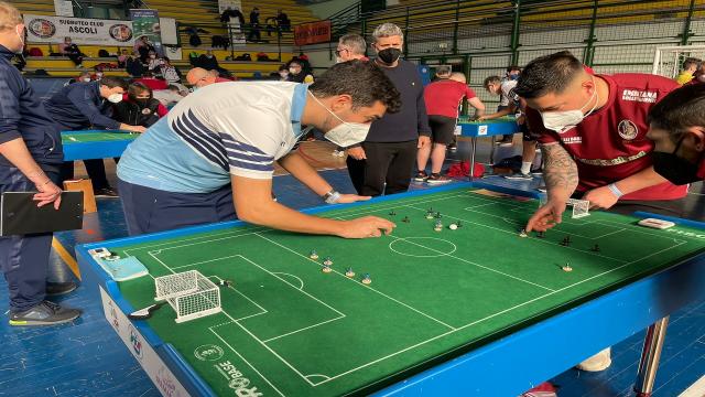 Calcio da Tavolo, chiuso a San Benedetto il girone d'andata dei Campionati Italiani a squadre
