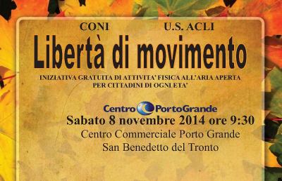 “Libertà di movimento”, tre appuntamenti con la promozione dell’attività fisica