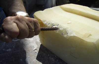 Movimento Percezionismo, produzione opere e sculture in onice calcarea