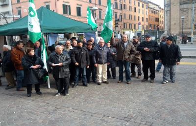 Pensionati agricoltori del Piceno alla mobilitazione Anp-Cia