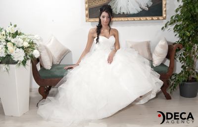 Abiti da sposa G&G Atelier, backstage Sabina