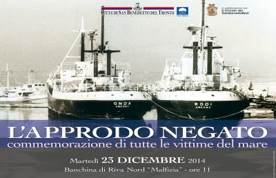 “L’approdo negato” dedicato quest’anno alle “morti azzurre”