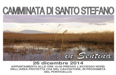 Riserva Sentina, tutti a passeggio per Santo Stefano