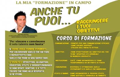“AncheTuPuoi”, corso di formazione di Gaetano Fontana