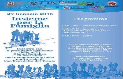 Acli, una camminata per inaugurare la nuova sede
