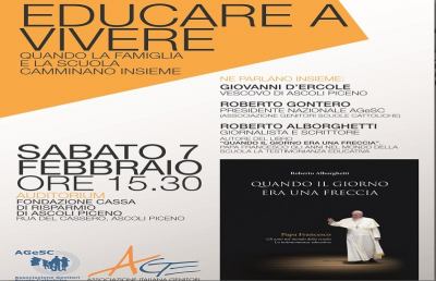 Ascoli Piceno, convegno su scuola e famiglia