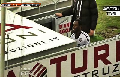 Ascoli Picchio, il ghanese Addae squalificato per due giornate