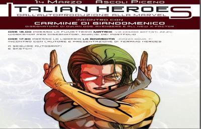 Ascoli, Italian Heroes ospita il fumettista Di Giandomenico