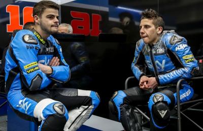 Fenati, il maltempo condiziona l'ultima giornata di test a Jerez