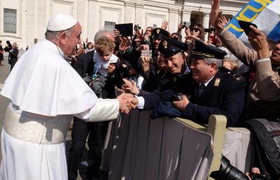 Polizia di Ascoli, Fermo e Macerata in udienza da Papa Francesco