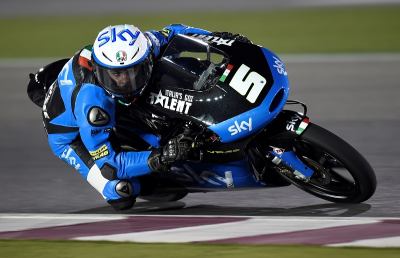 Moto3, Fenati in forma dopo la prima giornata in Qatar