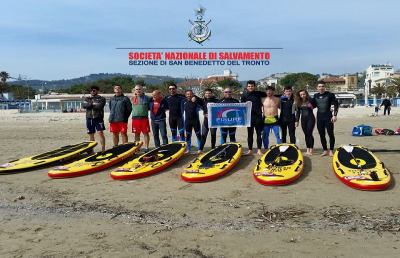 Società Nazionale Salvamento, corso S.U.P. Rescue a San Benedetto