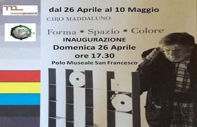 Montefiore dell’Aso, s'inaugura la mostra di Ciro Maddaluno