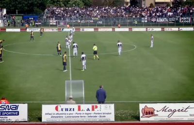 Santarcangelo-Ascoli 1-2, highlights