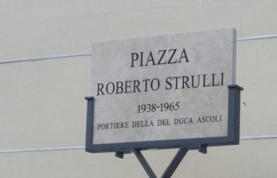 Ascoli, intitolato piazzale all'indimenticabile Roberto Strulli