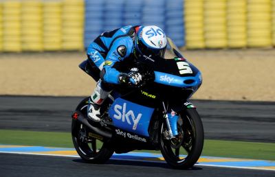 Le Mans, sotto la pioggia Fenati conquista la seconda fila