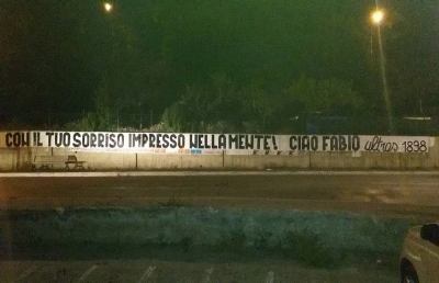 Ultras 1898 ricordano militare deceduto tragicamente in Toscana
