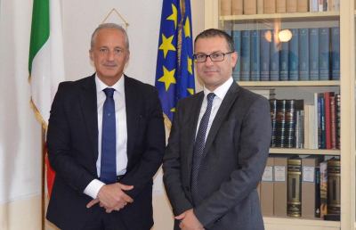 Provincia, visita del nuovo Questore Mario Della Cioppa 