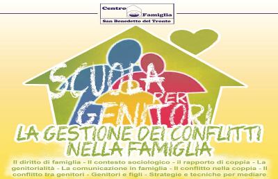 La gestione dei conflitti nella famiglia, incontri dedicati ai genitori