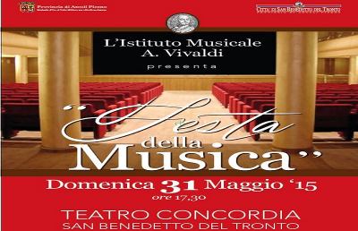 Teatro Concordia, Domenica 31 si terrà la Festa della Musica  
