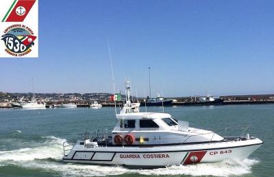 Capitaneria San Benedetto salva diportista disperso in mare
