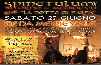Spinetoli, arriva 3^  edizione della “Notte di Farfa”