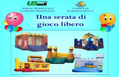 Acquaviva, tutto pronto per “Una serata di gioco libero” 