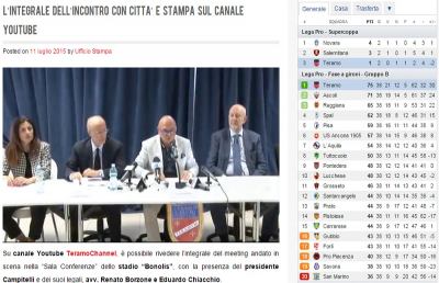 Savona-Teramo, video integrale della conferenza stampa al “Bonolis”