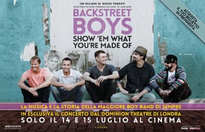 I Backstreet Boys vanno in scena negli UCI Cinemas